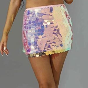 sequin skirt